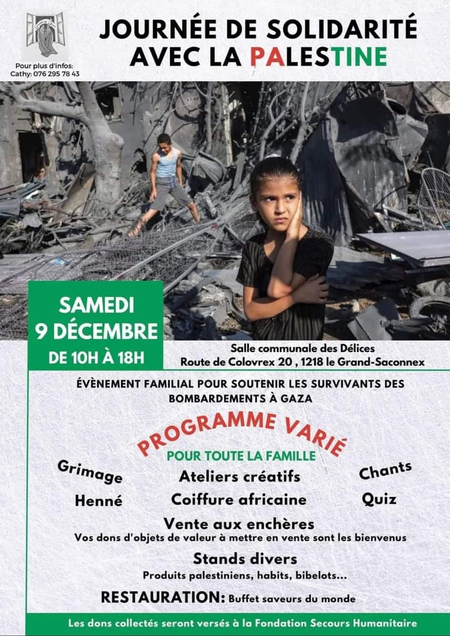 Journée de solidarité avec la Palestine - يوم التضامن مع فلسطين