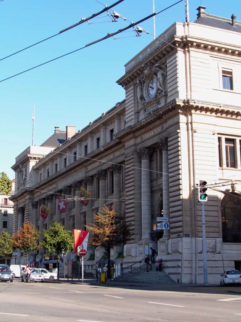 Poste du Mont-Blanc, Genève