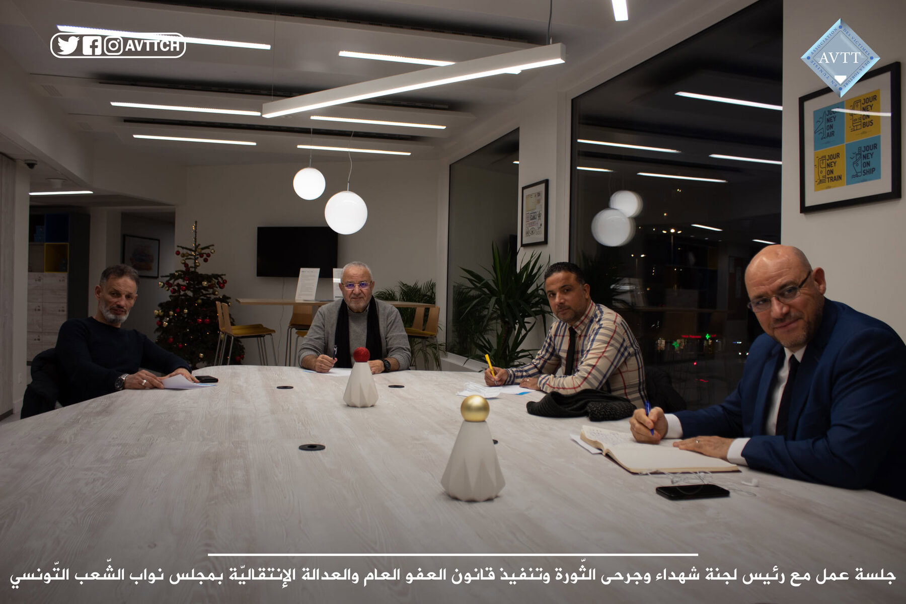 لقاء بين جمعية ضحايا التعذيب بتونس والنائب سيف الدين مخلوف لمتابعة قضايا حقوق الإنسان والعدالة الانتقالية