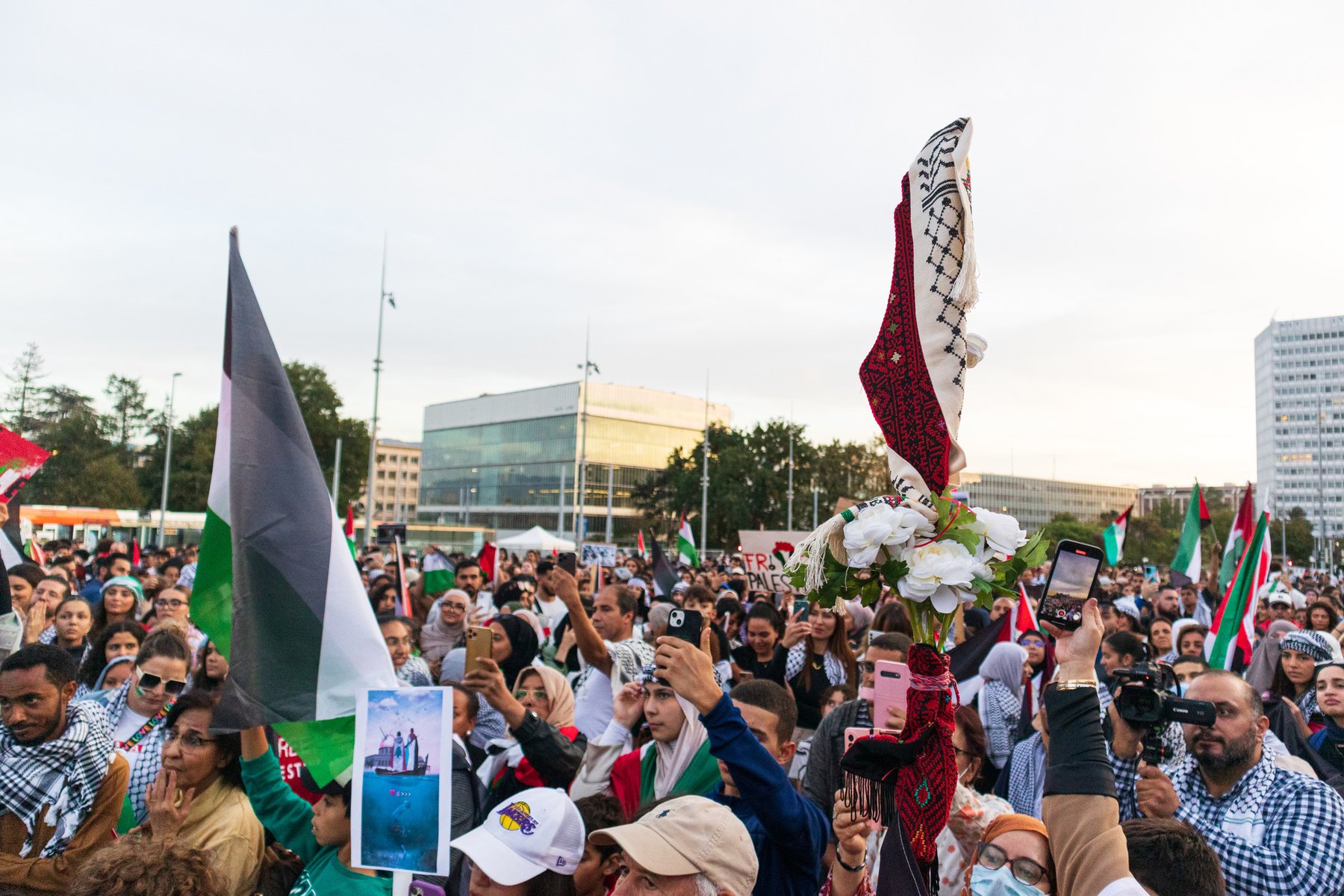 Un rassemblement de solidarité avec le peuple palestinien – Une mobilisation citoyenne à Genève