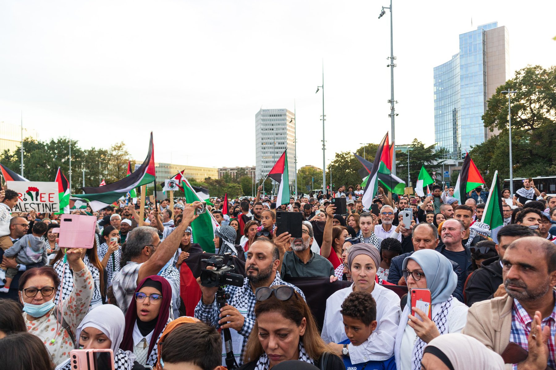 Un rassemblement de solidarité avec le peuple palestinien – Une mobilisation citoyenne à Genève