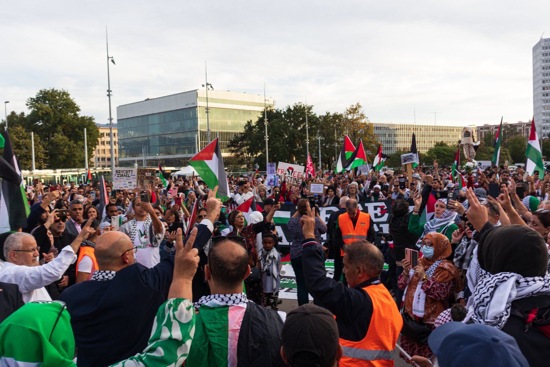Un rassemblement de solidarité avec le peuple palestinien – Une mobilisation citoyenne à Genève