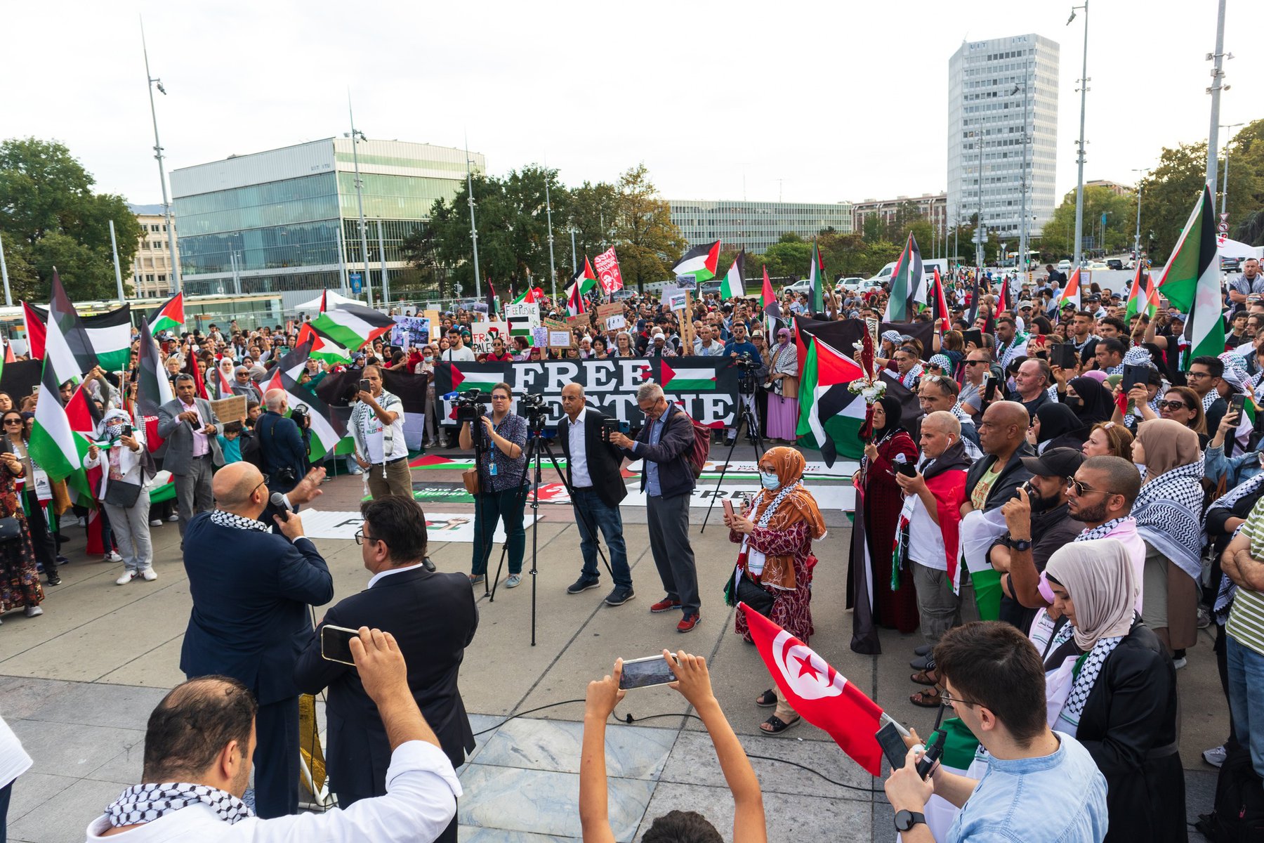 Un rassemblement de solidarité avec le peuple palestinien – Une mobilisation citoyenne à Genève