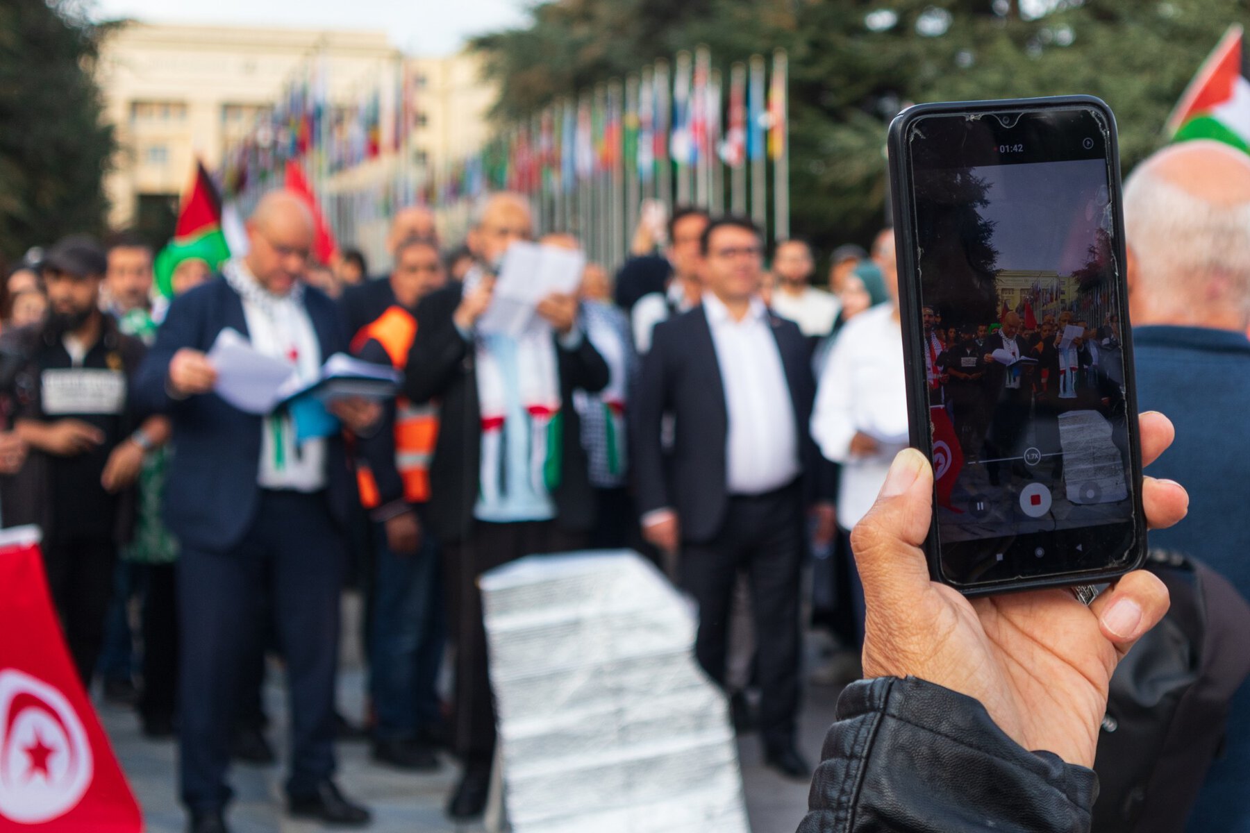 Un rassemblement de solidarité avec le peuple palestinien – Une mobilisation citoyenne à Genève