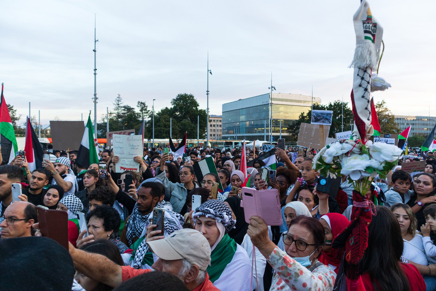 Un rassemblement de solidarité avec le peuple palestinien – Une mobilisation citoyenne à Genève