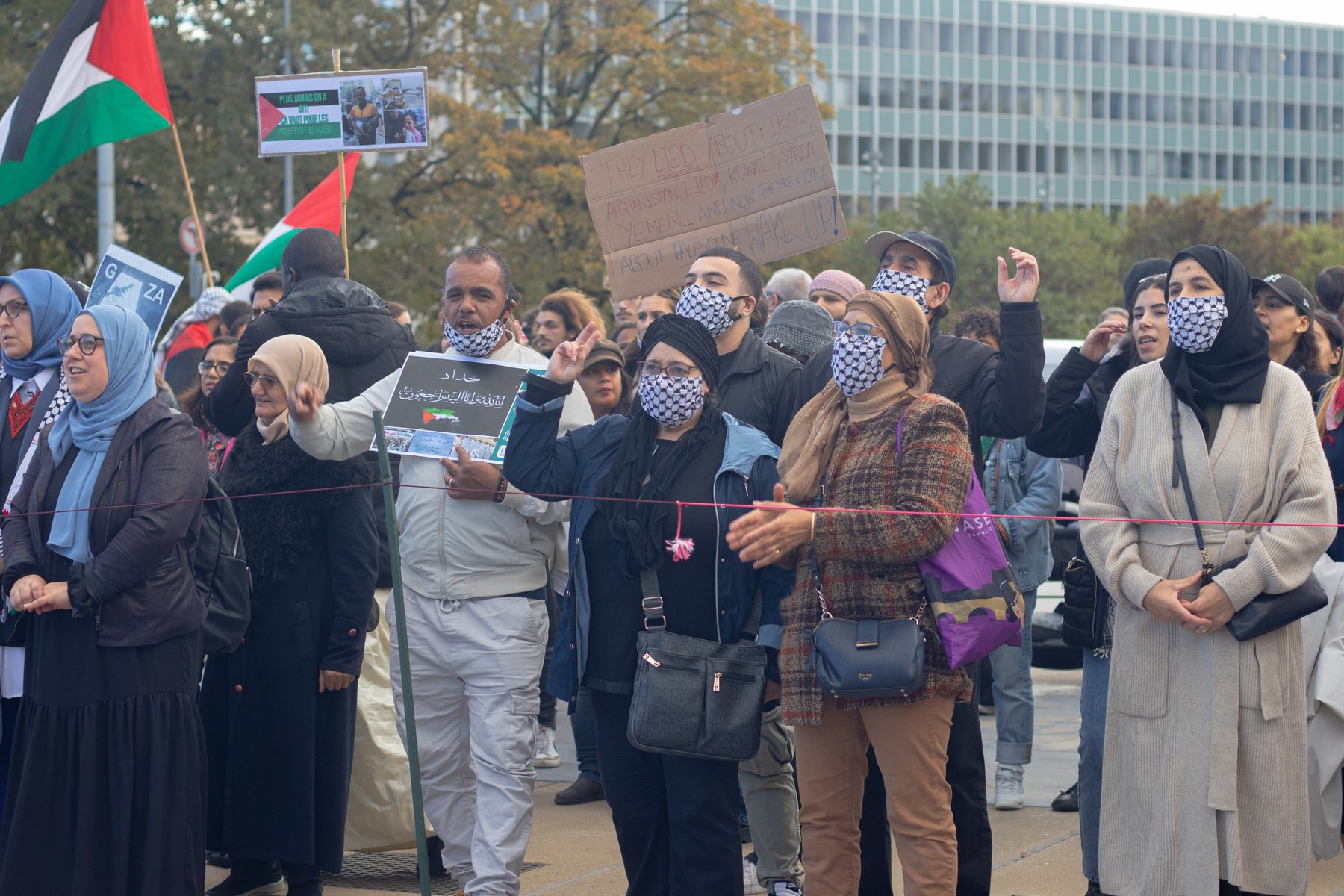 Rassemblement de Solidarité avec le Peuple Palestinien : Une Mobilisation Citoyenne à Paris le 20 Octobre 2023