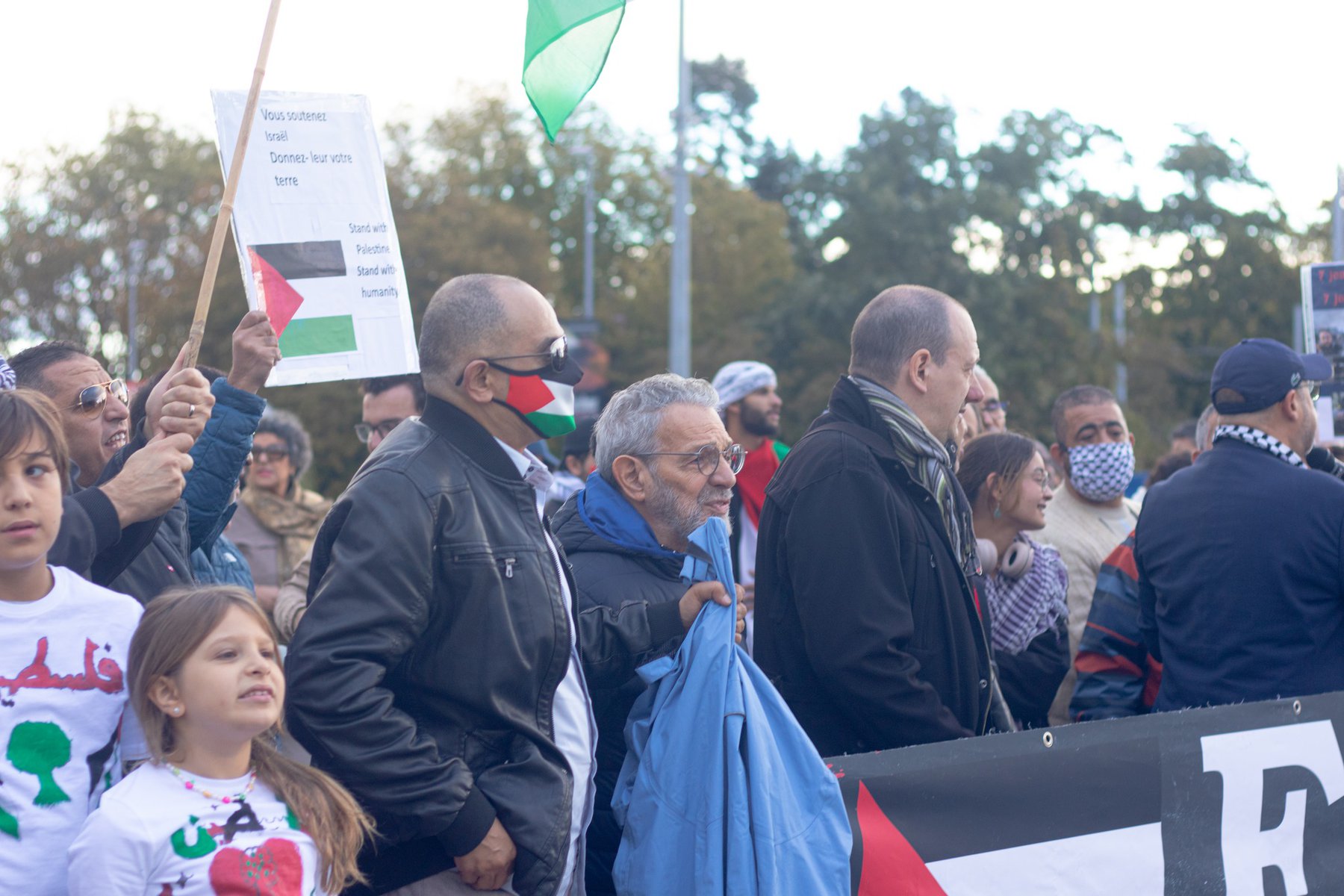 Rassemblement de Solidarité avec le Peuple Palestinien : Une Mobilisation Citoyenne à Paris le 20 Octobre 2023