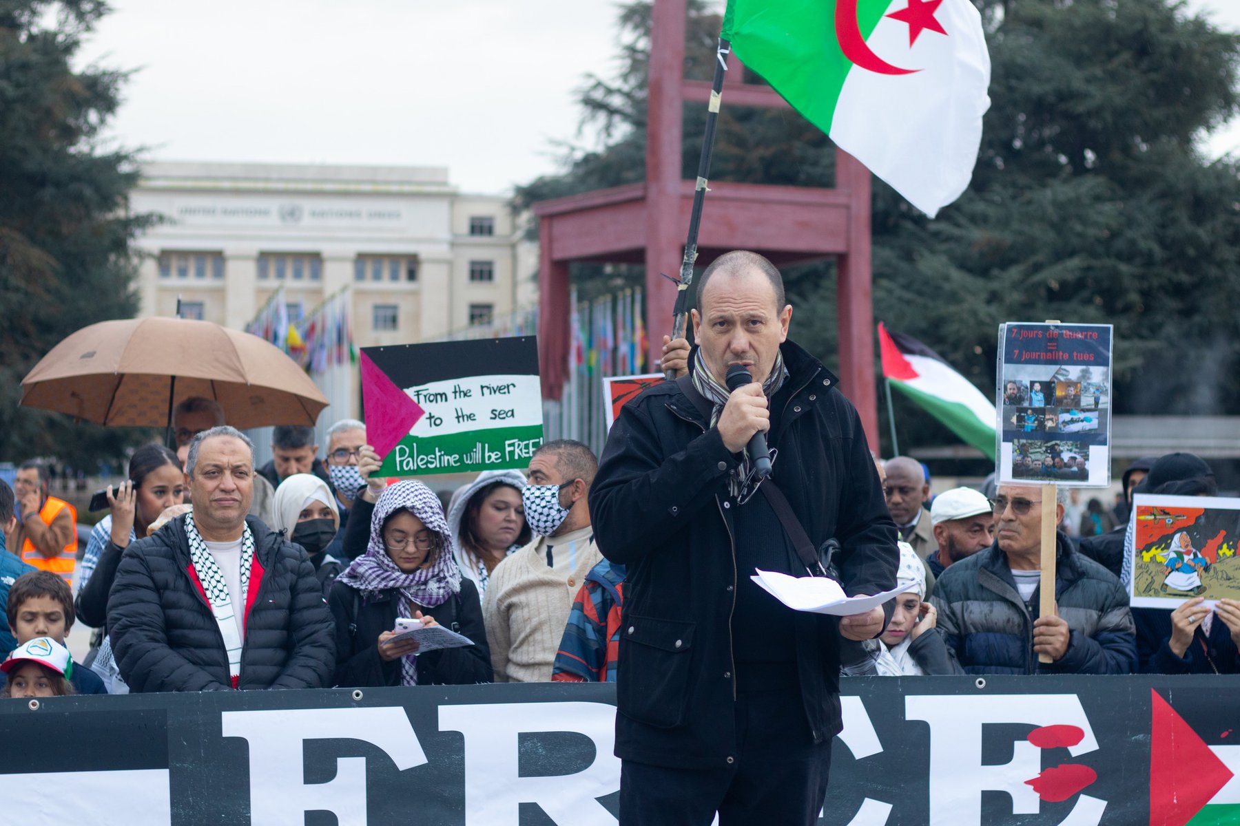 Rassemblement de Solidarité avec le Peuple Palestinien : Une Mobilisation Citoyenne à Paris le 20 Octobre 2023