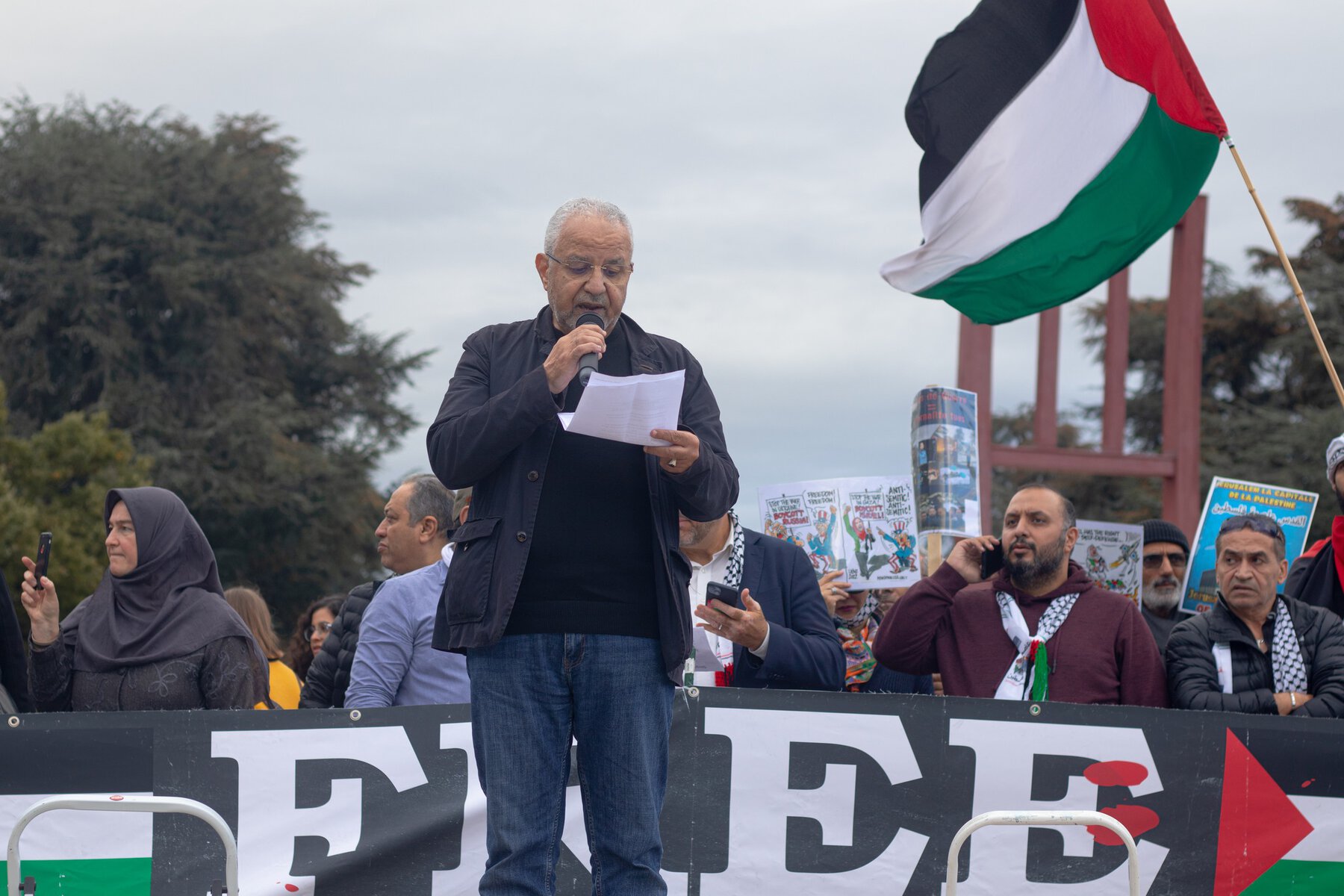 Rassemblement de Solidarité avec le Peuple Palestinien : Une Mobilisation Citoyenne à Paris le 20 Octobre 2023