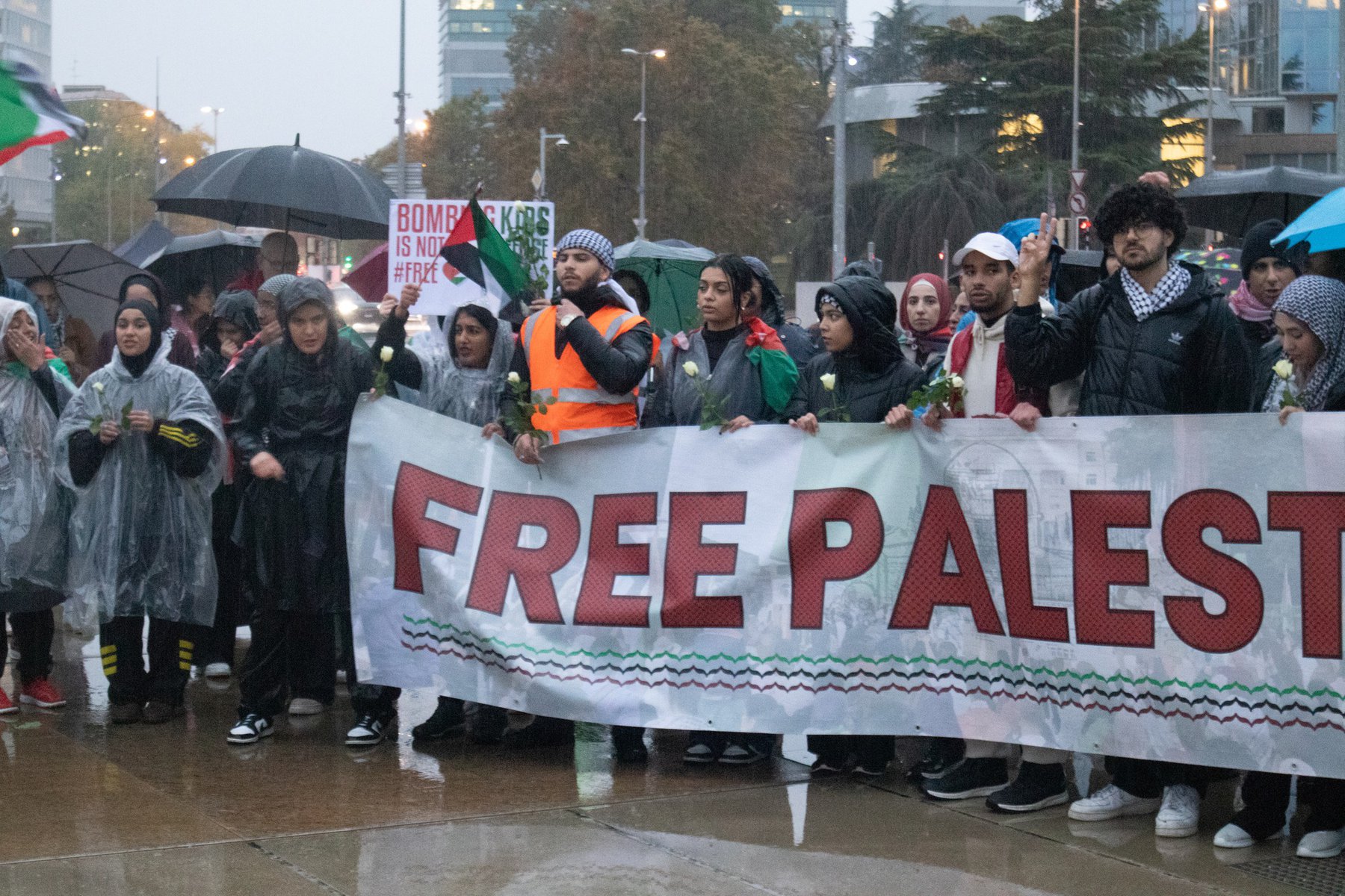Rassemblement pacifique pour la Palestine : solidarité et appel à la paix à Genève