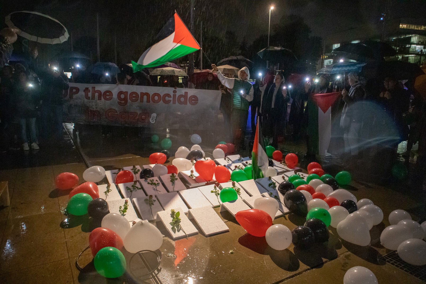 Rassemblement pacifique pour la Palestine : solidarité et appel à la paix à Genève