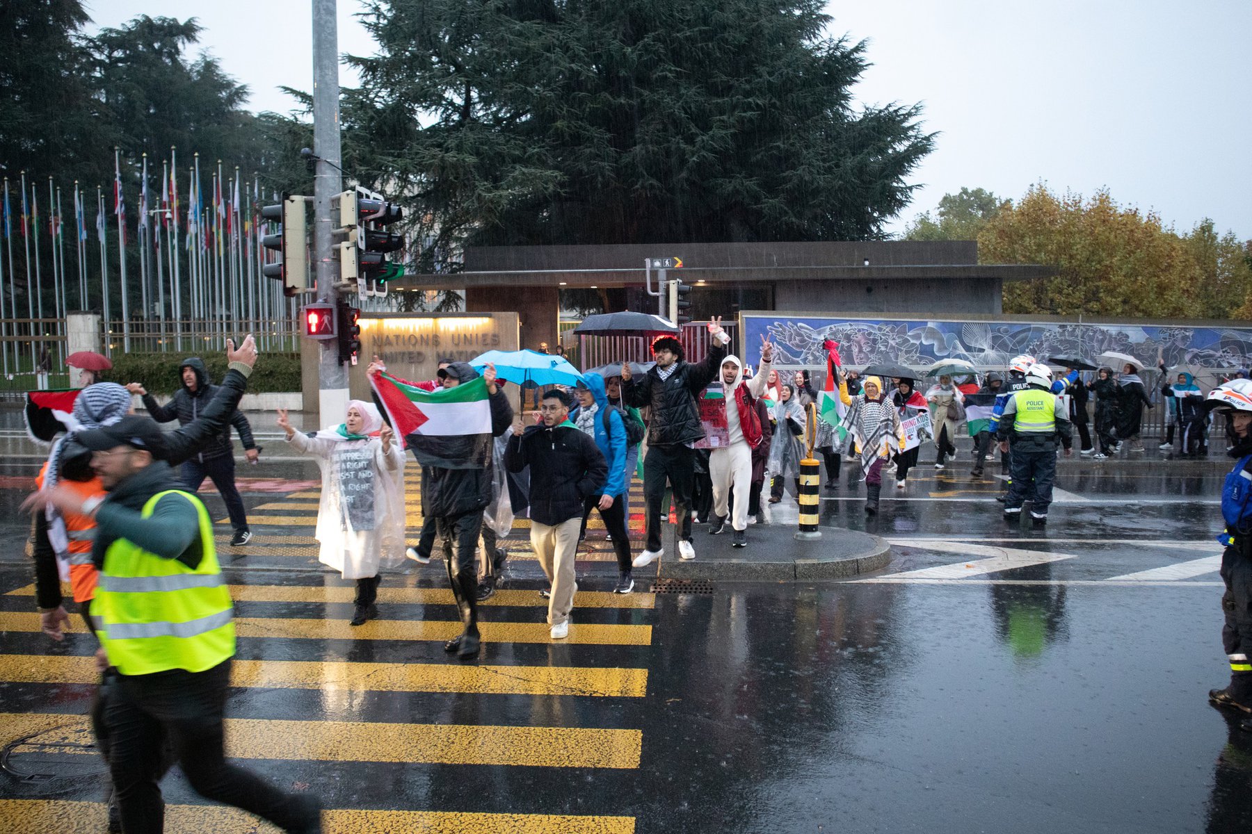 Rassemblement pacifique pour la Palestine : solidarité et appel à la paix à Genève