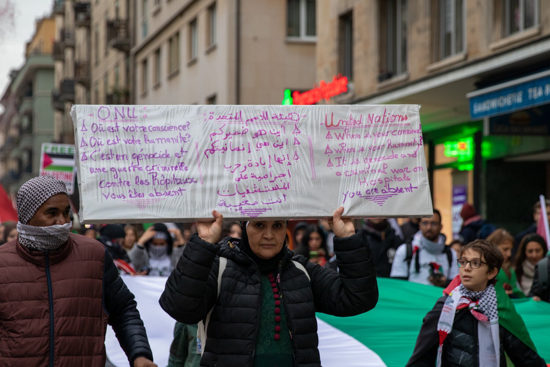 Manifestation Stop au Génocide à Gaza : 18 novembre 2023 – Un Appel Mondial à la Justice