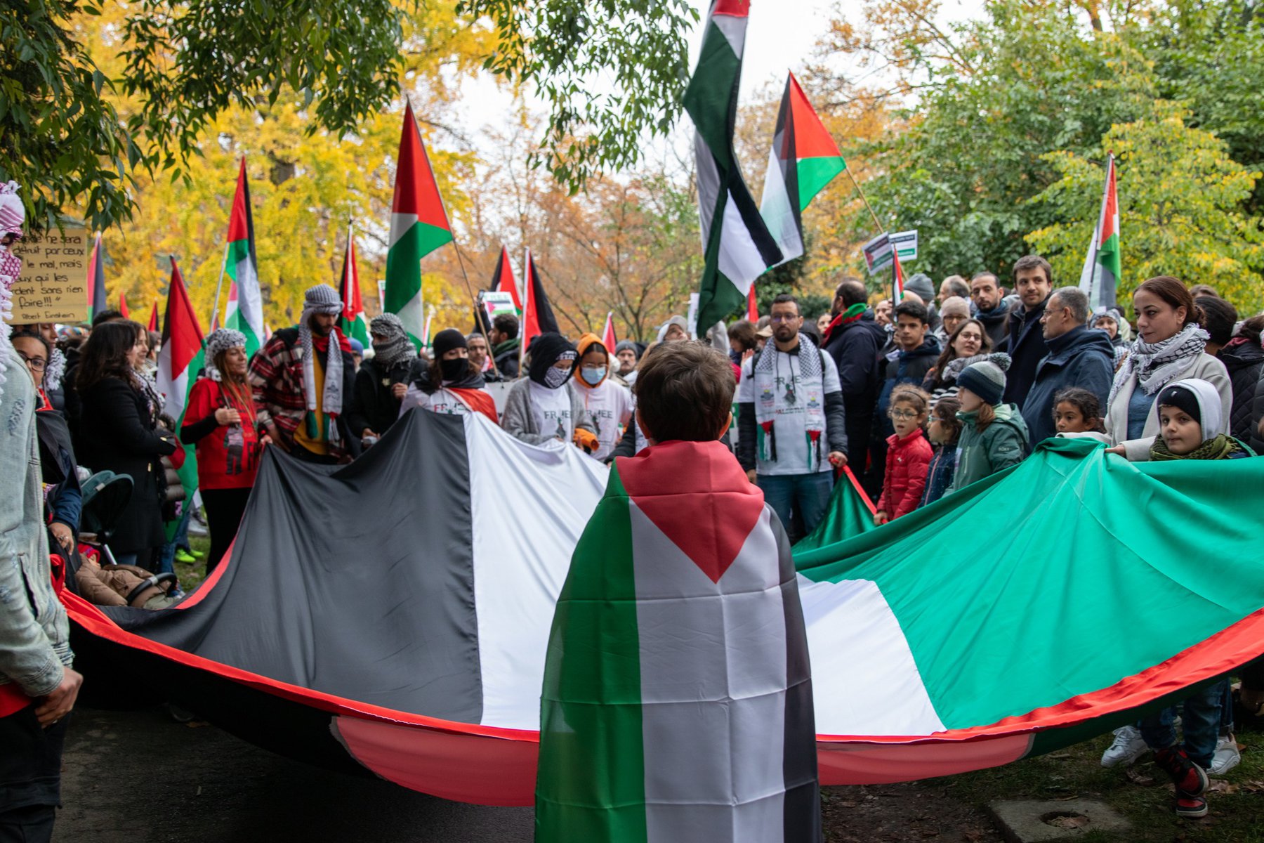 Manifestation Stop au Génocide à Gaza : 18 novembre 2023 – Un Appel Mondial à la Justice