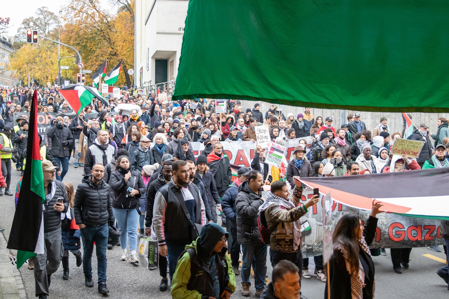 Manifestation Stop au Génocide à Gaza : 18 novembre 2023 – Un Appel Mondial à la Justice