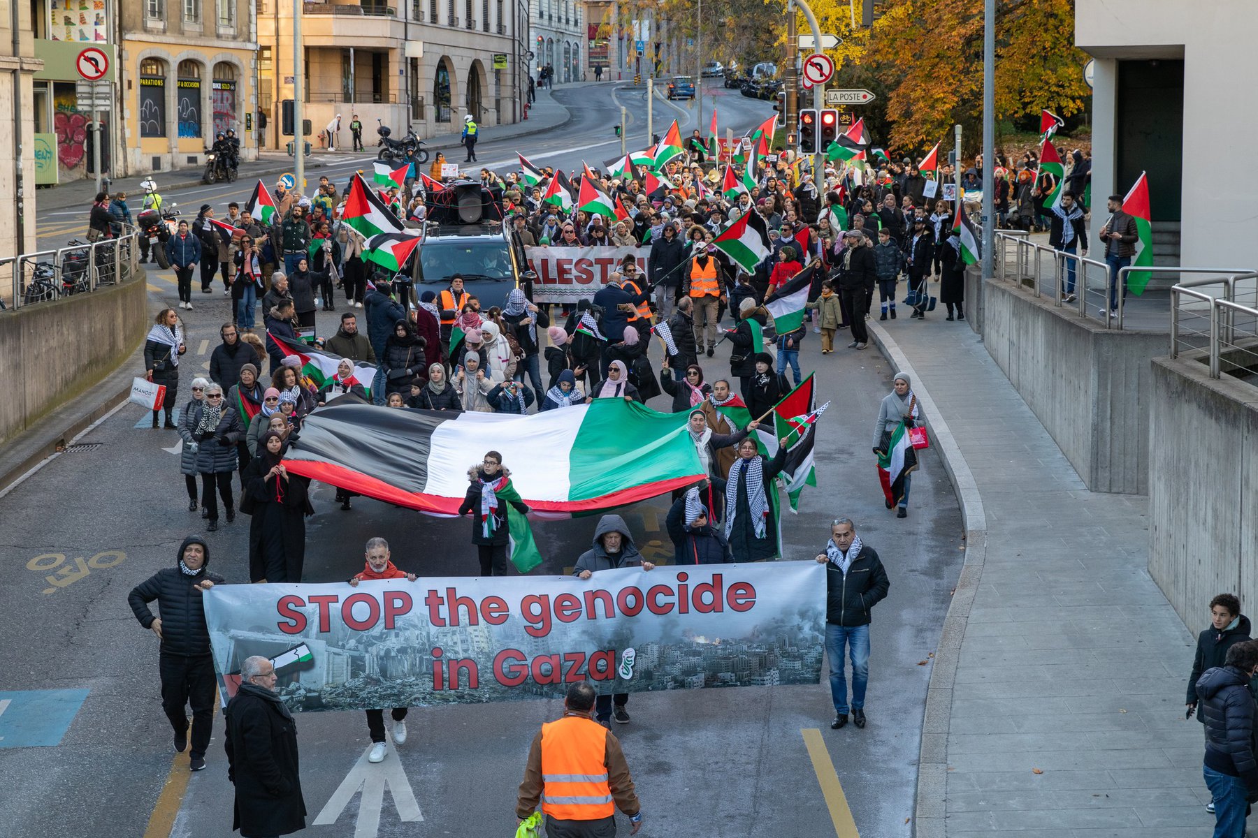 MARCH GENEVA : L’appel de la manifestation du 25 Novembre 2023 à la Place des Nations