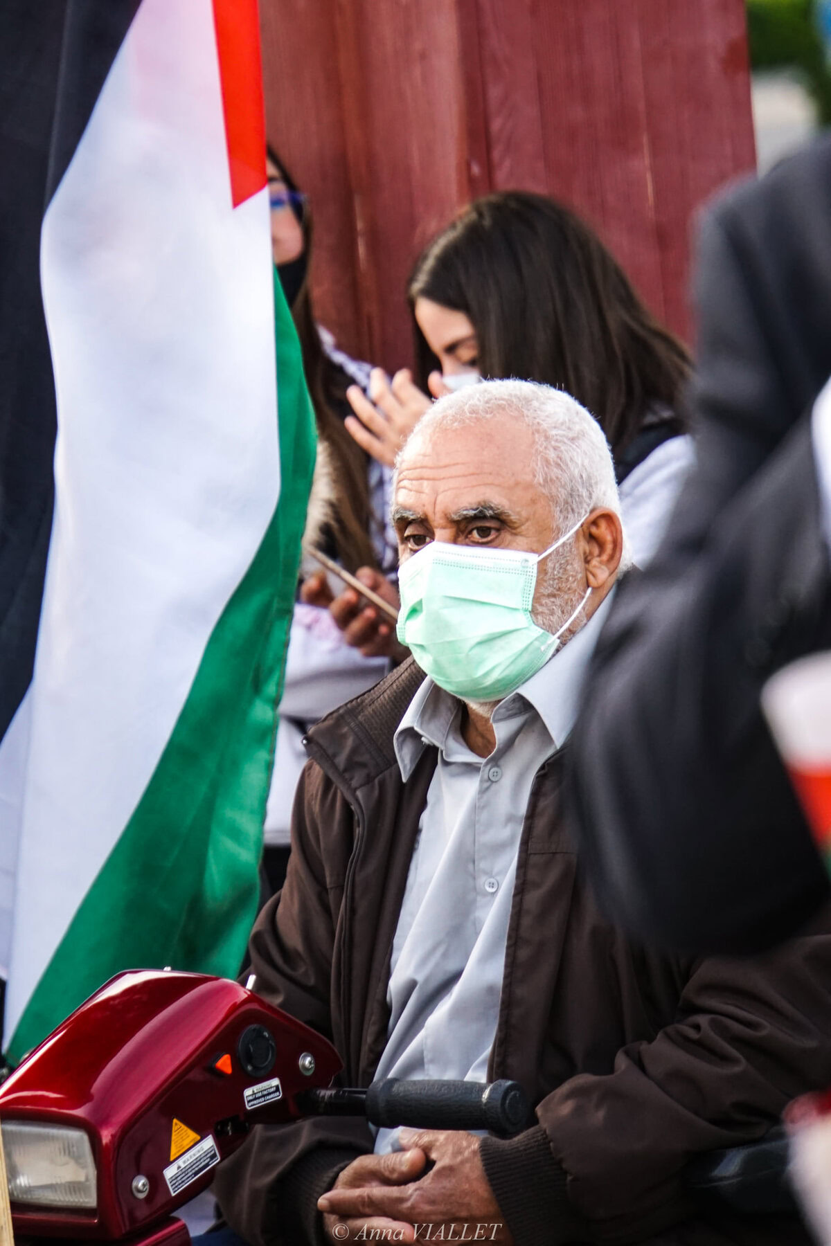 Rassemblement pacifique de soutien au peuple palestinien