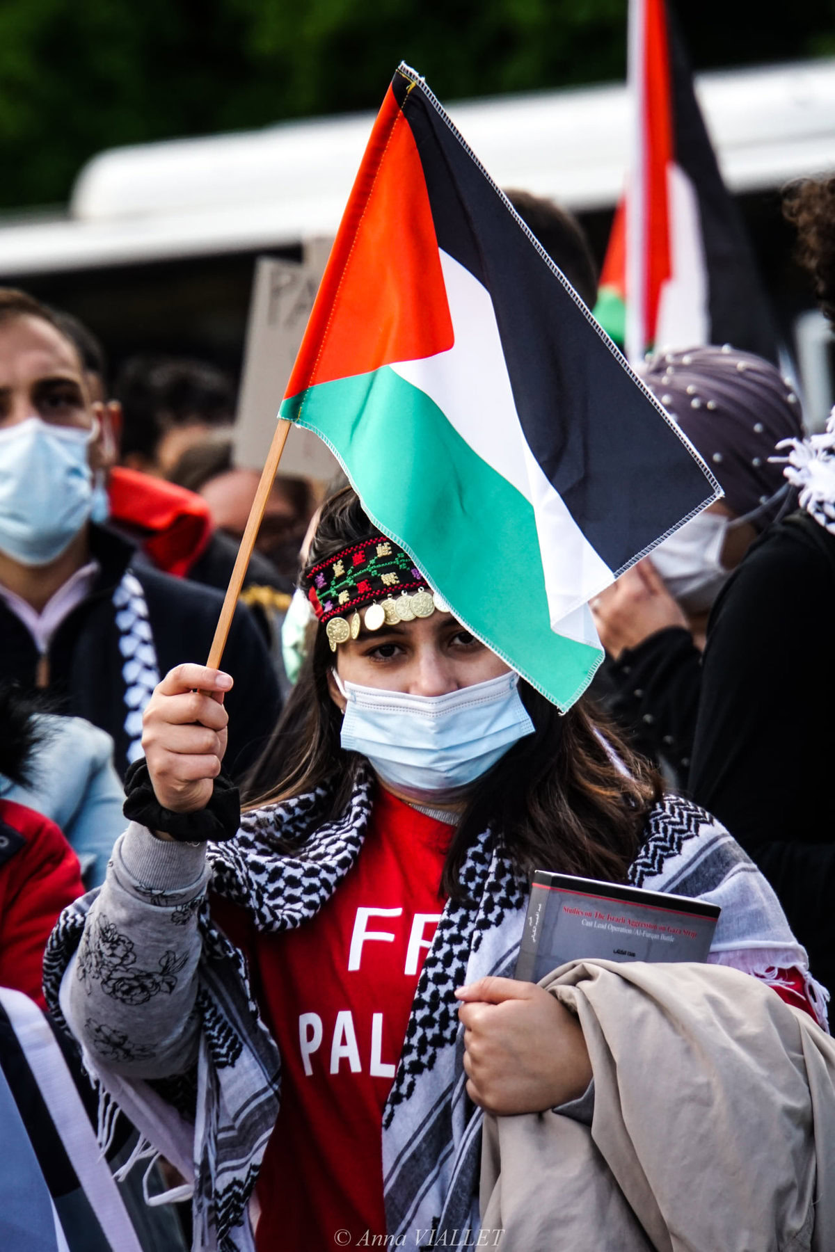 Rassemblement pacifique de soutien au peuple palestinien
