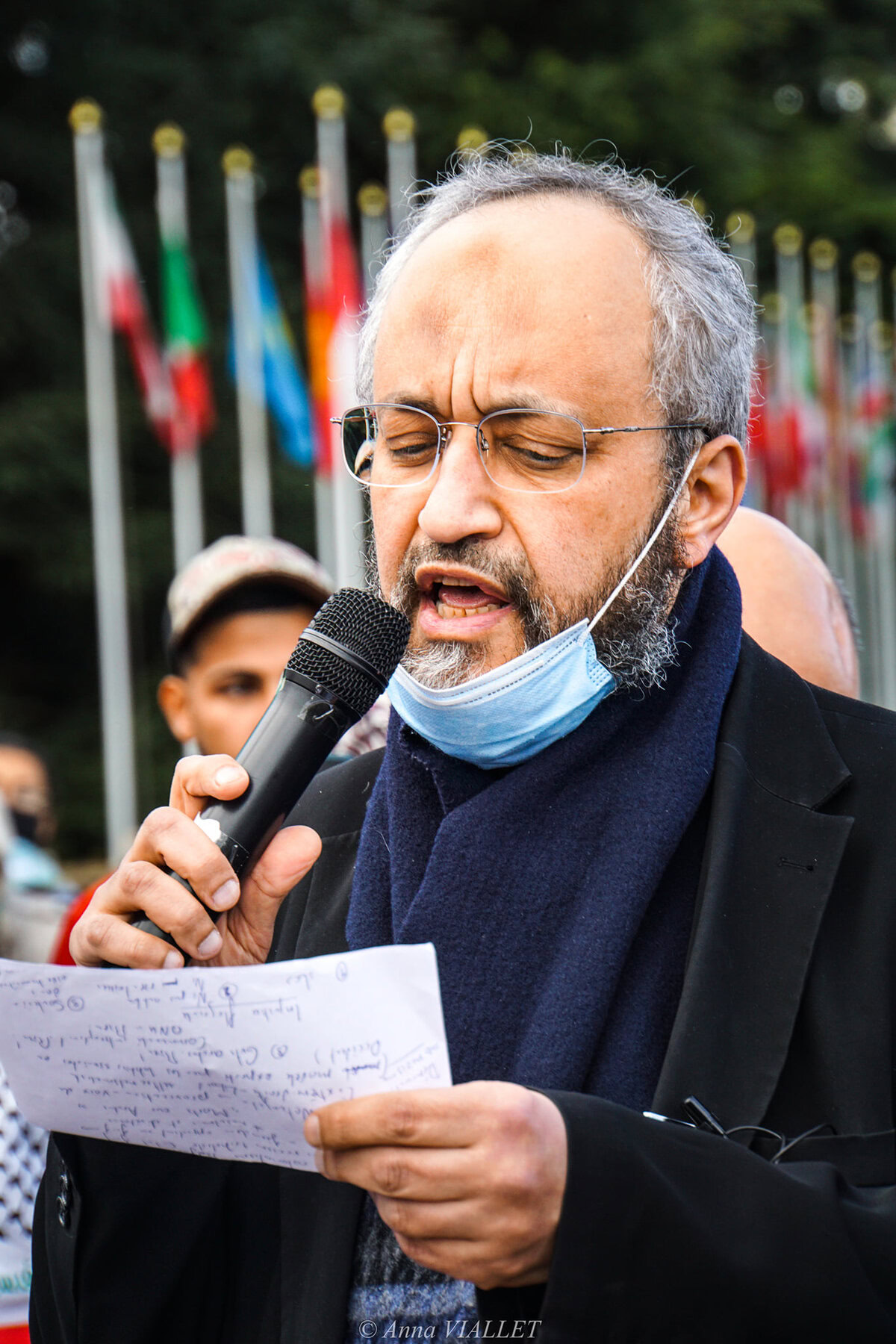 Rassemblement pacifique de soutien au peuple palestinien