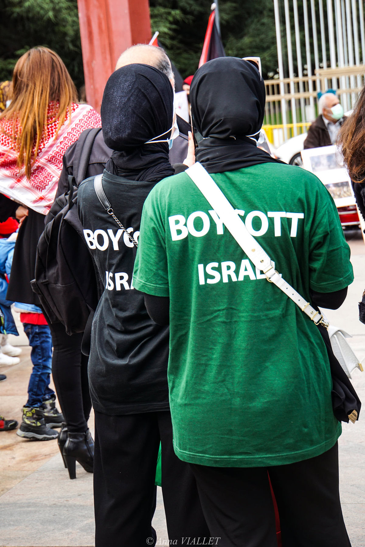 Rassemblement pacifique de soutien au peuple palestinien