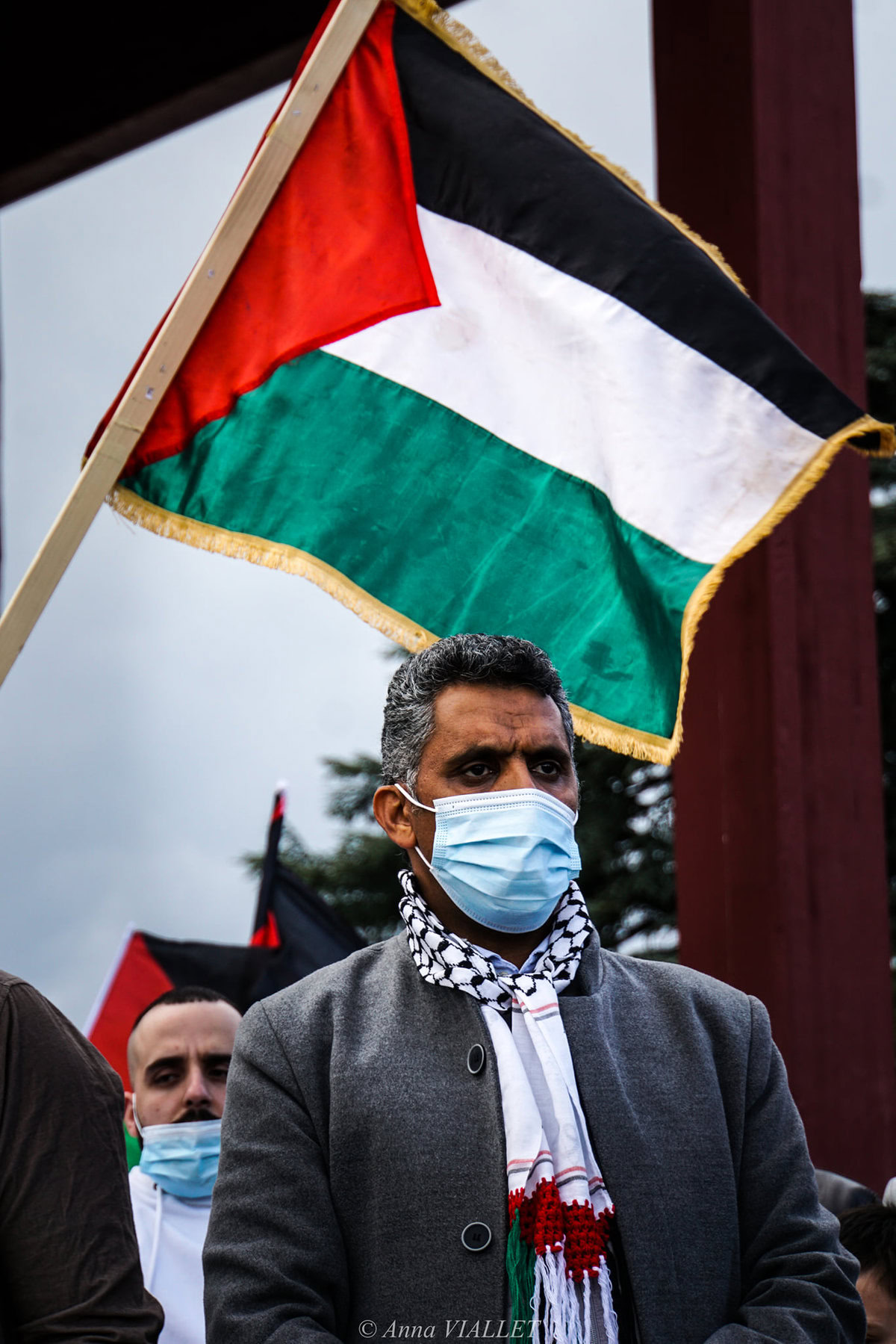 Rassemblement pacifique de soutien au peuple palestinien