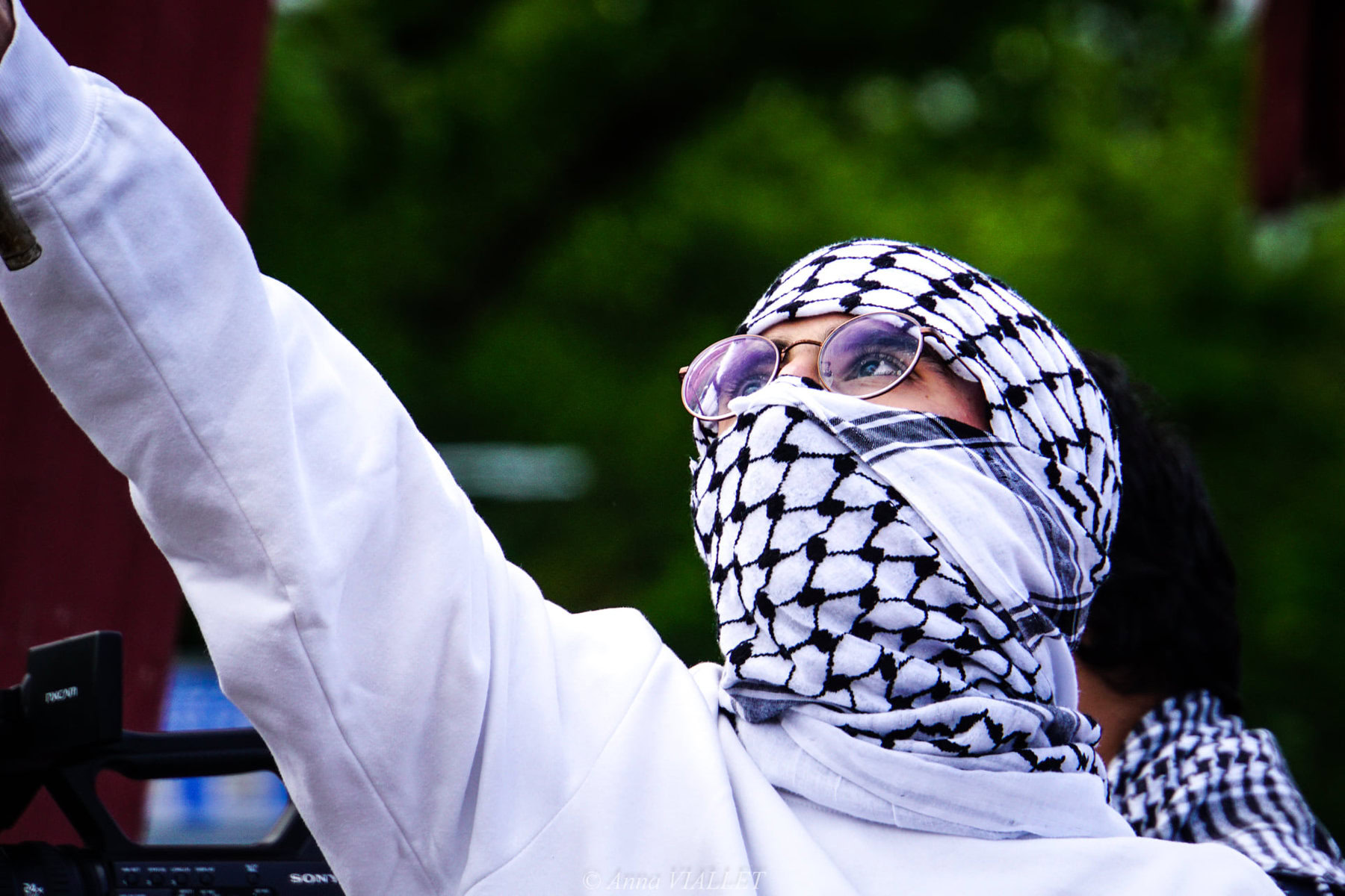 Rassemblement pacifique de soutien au peuple palestinien