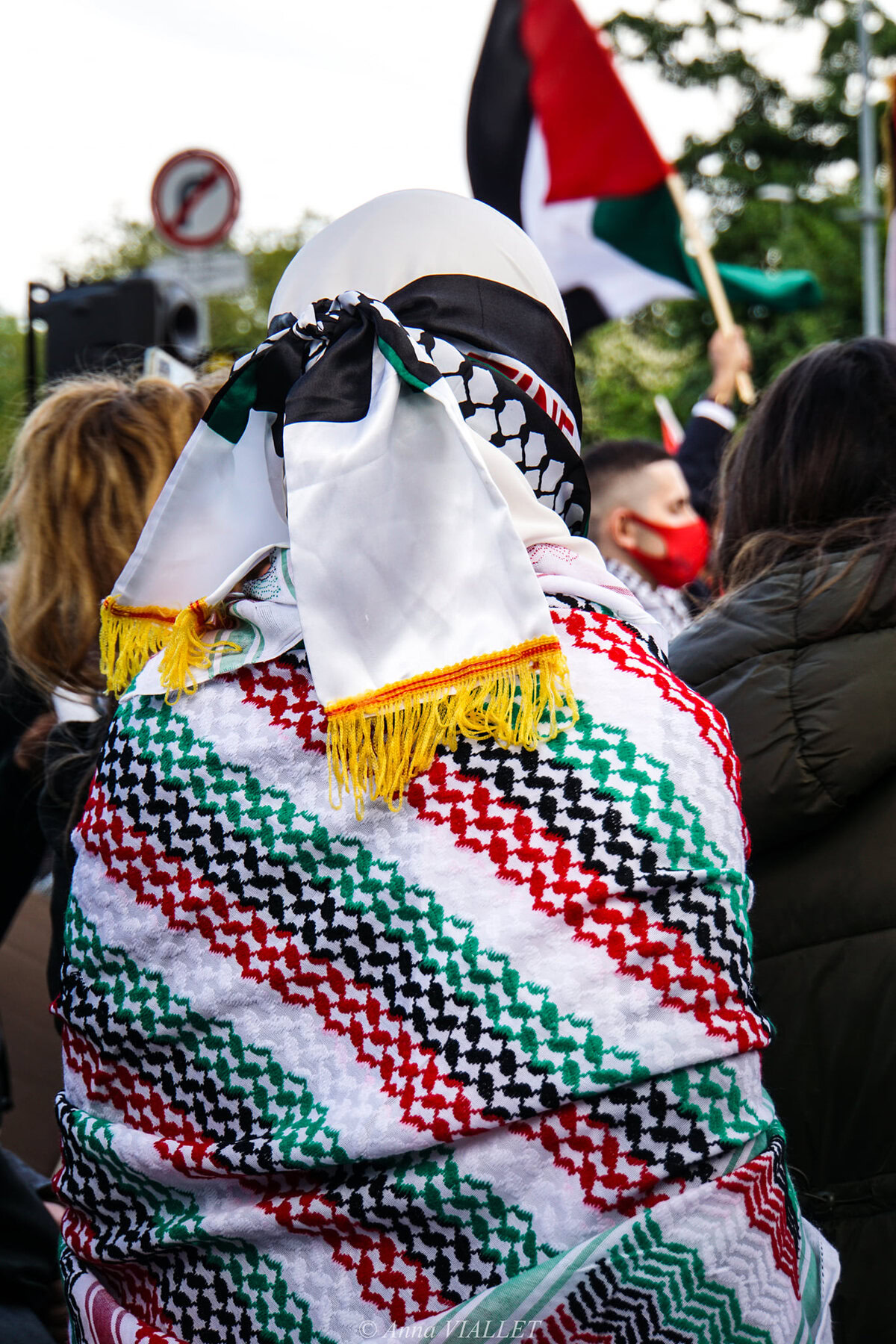 Rassemblement pacifique de soutien au peuple palestinien