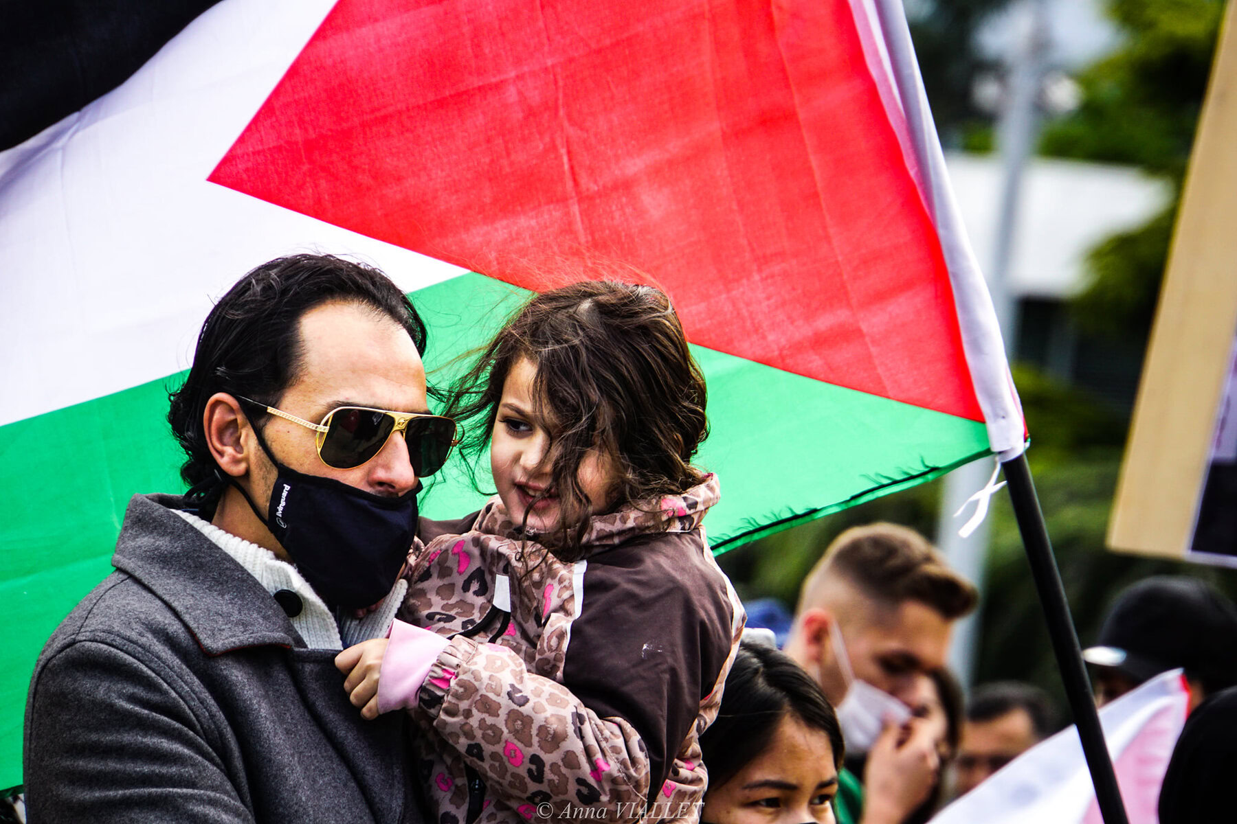 Rassemblement pacifique de soutien au peuple palestinien