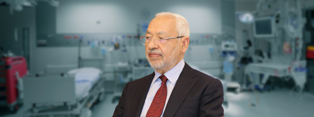 تونس: نقل الشيخ راشد الغنوشي إلى المستشفى بعد تعكر حالته الصحية داخل  السجن المدني بالمرناقية